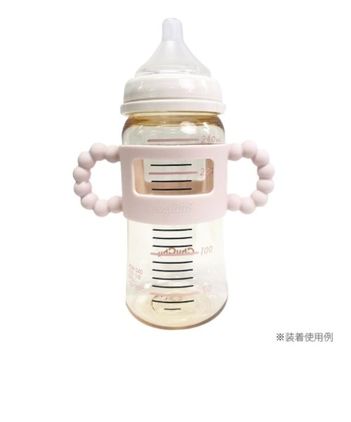 アンジェレッテ ベビーボトルハンドル ピンク