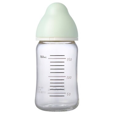 マルチフィット 広口タイプ 耐熱ガラス製 ほ乳瓶 160ml