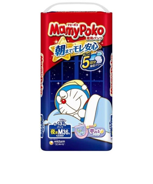 [パンツ] マミーポコ 夜用パンツ Mサイズ 36枚