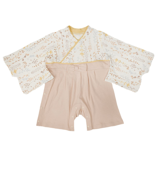 袴オール　リーフ柄