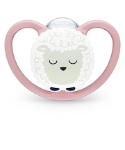 おしゃぶりスペースナイト 0-6ヵ月 ひつじ
