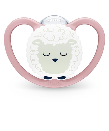 おしゃぶりスペースナイト 0-6ヵ月 ひつじ