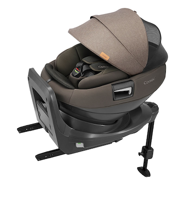 〇[ISOFIX取付×回転式]THE S R129　エッグショック　ロッタ ZF エレガンテブラウン 2024年モデル チャイルドシート