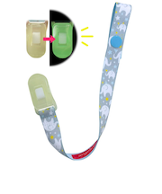 アンジェレッテ おしゃぶりホルダー ゾウ