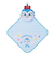 ポケッタブルタオル　コキンちゃん
