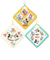 ループ付きタオル 3枚組 プリモ　ミッキーフレンズ 27×27cm