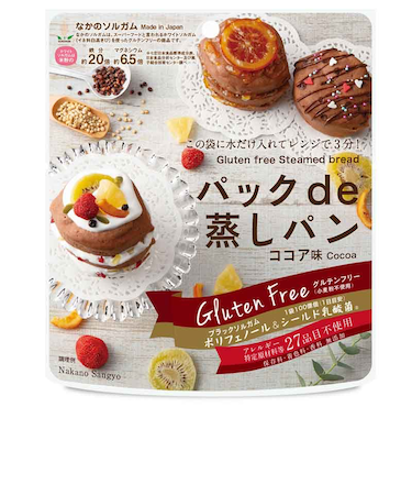 ◎パックde 蒸しパン ココア味