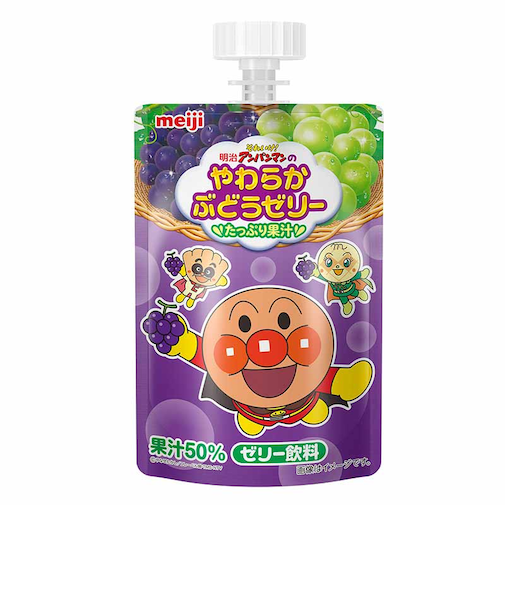 ◎それいけ！アンパンマンの やわらかぶどうゼリー