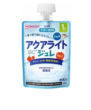 ◎1歳からのMYジュレ ドリンク アクアライトりんご