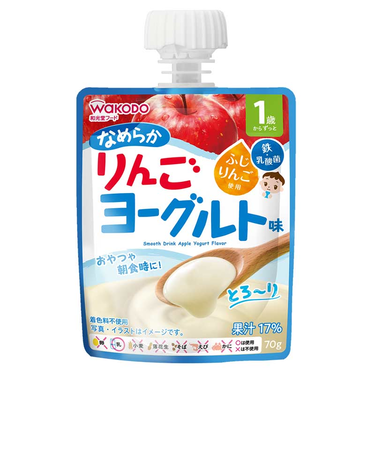◎1歳からのMYジュレ ドリンク なめらかりんご ヨーグルト味