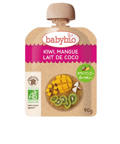 ◎babybio ベビースムージー キウイマンゴーココナッツ