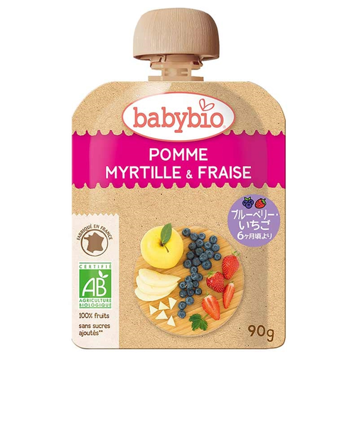 ◎babybio ベビースムージー アップル・ブルーベリー・ストロベリー