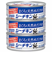 ◎まぐろと天然水だけの シーチキン純 3缶