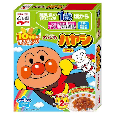 ◎アンパンマン 10種の野菜入り ハヤシ ポーク