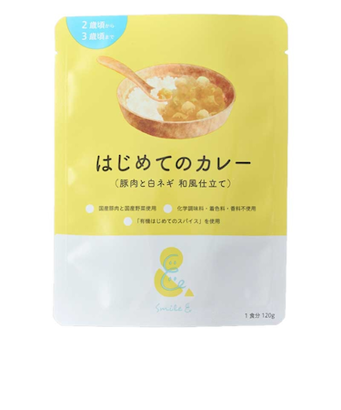 ◎はじめてのカレー 豚肉と白ネギ和風仕立て 120g