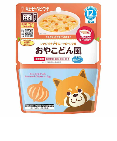 ◎レンジでチンする ハッピーレシピ おやこどん風 離乳食
