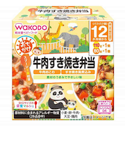◎BIGサイズの栄養マルシェ おでかけ 牛肉すき焼き弁当 離乳食