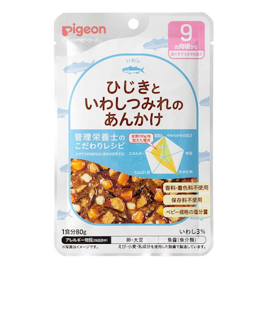 ◎食育レシピR9 ひじきといわしつみれのあんかけ 80g 離乳食