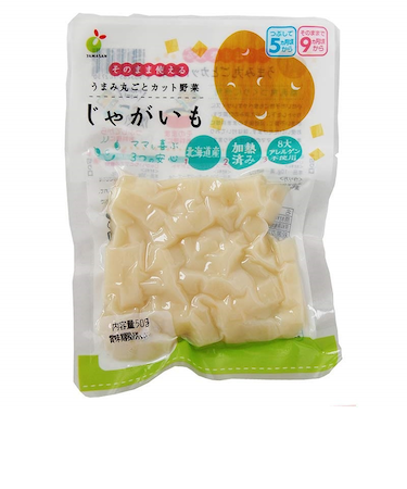 ◎そのまま使える うまみ丸ごとカット野菜 国産じゃがいも 離乳食