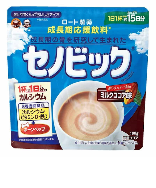 ◎成長期応援飲料 セノビック ミルクココア味 180g