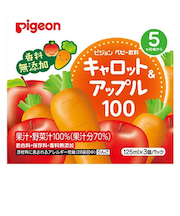 ◎キャロット&アップル100 紙パック 125ml×3個パック