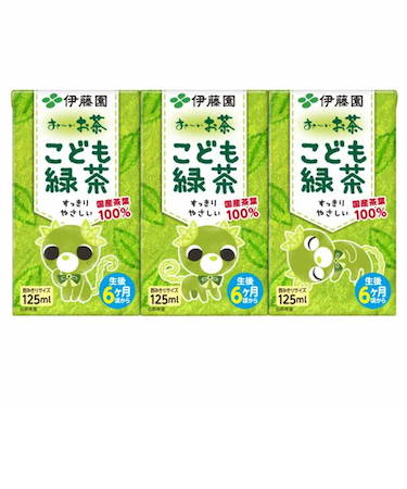 ◎伊藤園 お～いお茶こども緑茶 125ml×3個