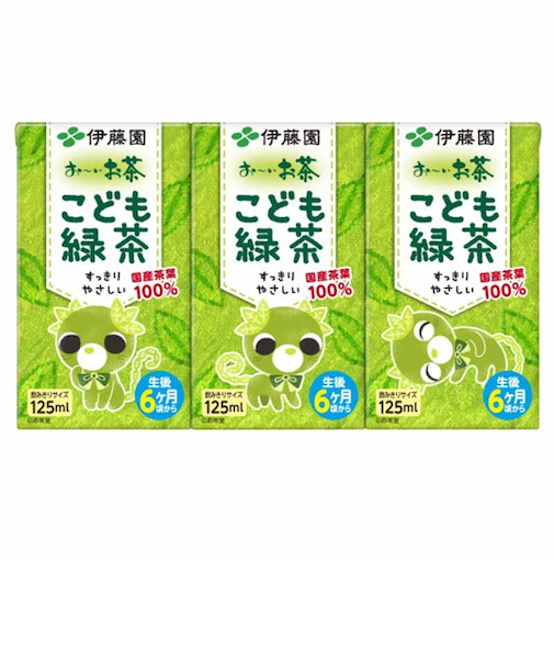 ◎伊藤園 お～いお茶こども緑茶 125ml×3個