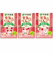 ◎伊藤園 元気なりんご 100ml 3個パック