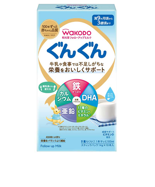 ◎フォローアップミルク ぐんぐん スティックパック 14g×10本