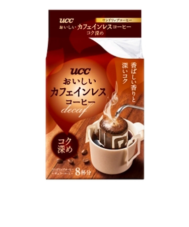 ◎UCC おいしいカフェインレスコーヒー ドリップコーヒー コク深め
