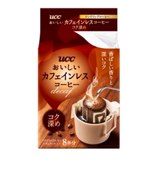 ◎UCC おいしいカフェインレスコーヒー ドリップコーヒー コク深め