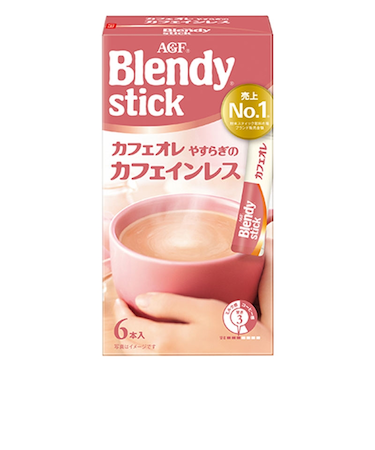 ◎ブレンディ スティック カフェオレ やすらぎのカフェインレス 6本