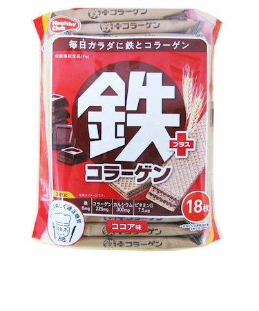 ◎鉄プラスコラーゲン ウエハース18枚