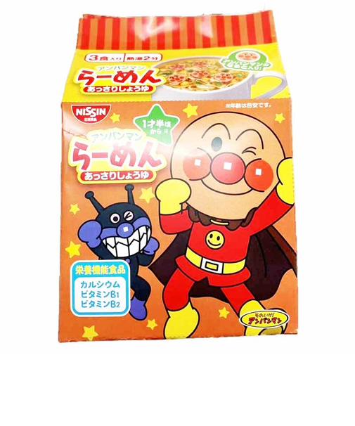 ◎アンパンマン らーめん あっさりしょうゆ 3パック