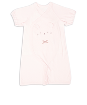 半袖　ドレスオール　肌着付　ピンク