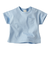 [ベビー]いつものTシャツ　半袖　天竺素材　サックス