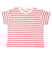 [キッズ]いつものTシャツ　半袖　天竺素材　レッド