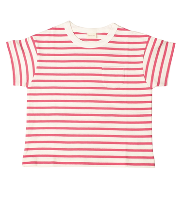 [キッズ]いつものTシャツ　半袖　天竺素材　レッド
