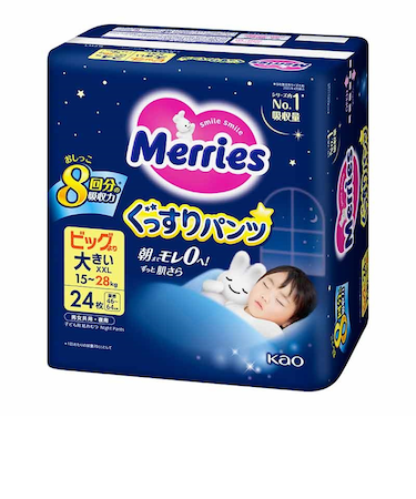 [パンツ]メリーズ ぐっすりパンツ ビッグより大きい 24枚