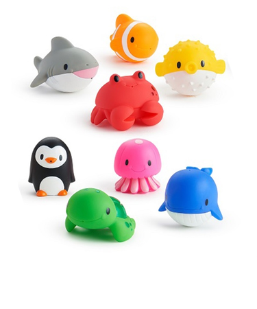 ぷかぷか水でっぽう 8個セット オーシャン