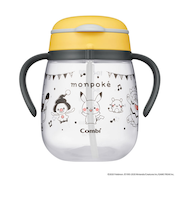 [340ml]ラクマグ 漏れないストロー モンポケ