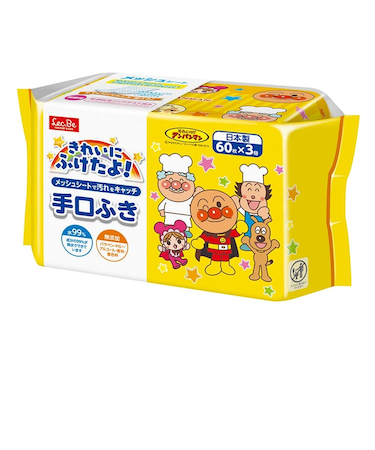 アンパンマン 手口ふき 60枚×3個