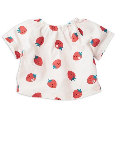 前後どちらでもOK Tシャツ いちご