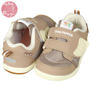 [15.0～16.0cm]履かせやすいシューズ　ベージュ