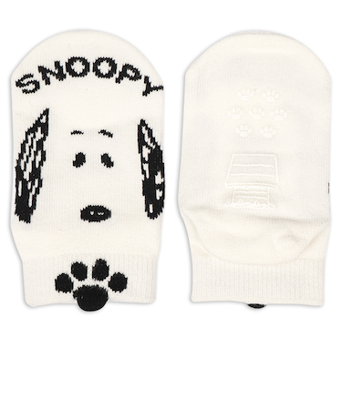 [ベビー]ショートソックス　スヌーピー オフホワイト