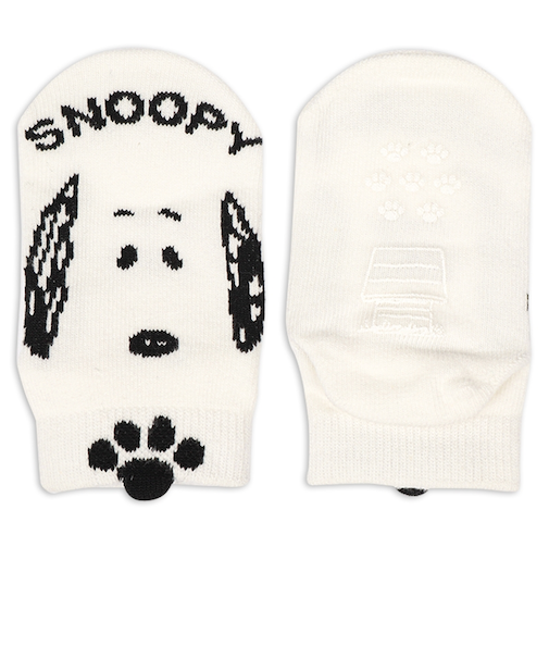 [ベビー]ショートソックス　スヌーピー オフホワイト