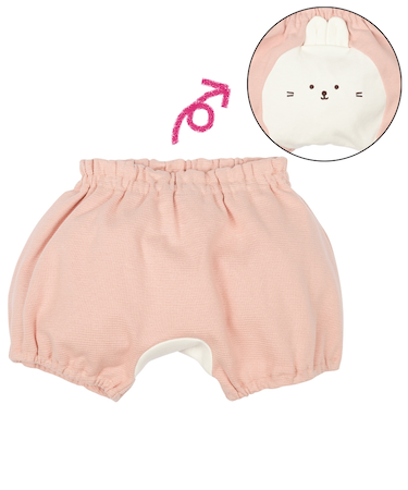ふっくらパンツ おしりアニマル うさぎ ピンク