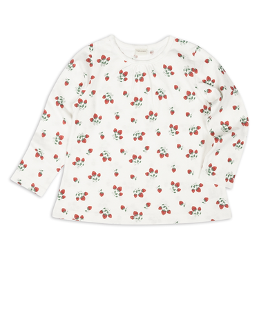 [キッズ]長袖　Tシャツ　総柄　ピンク