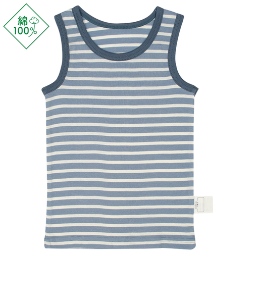 [ベビー]おしゃれインナー　タンクトップ　ブルー