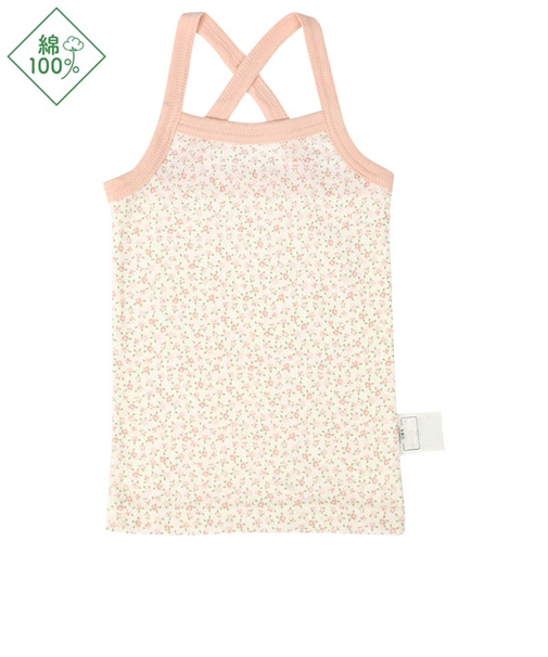[ベビー]おしゃれインナー　キャミソール　ピンク